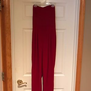 Red jumpsuit